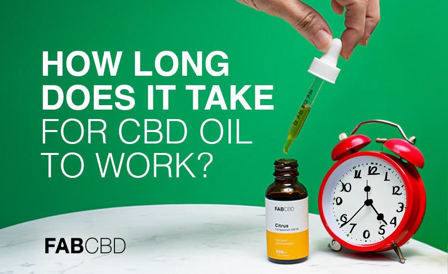 how long does it take for cbd oil to work