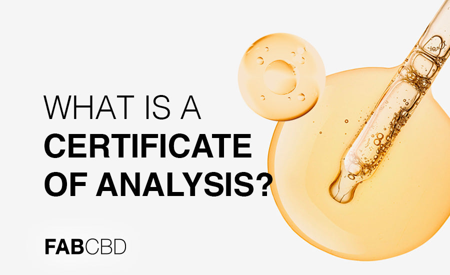 what is a certificate of analysis