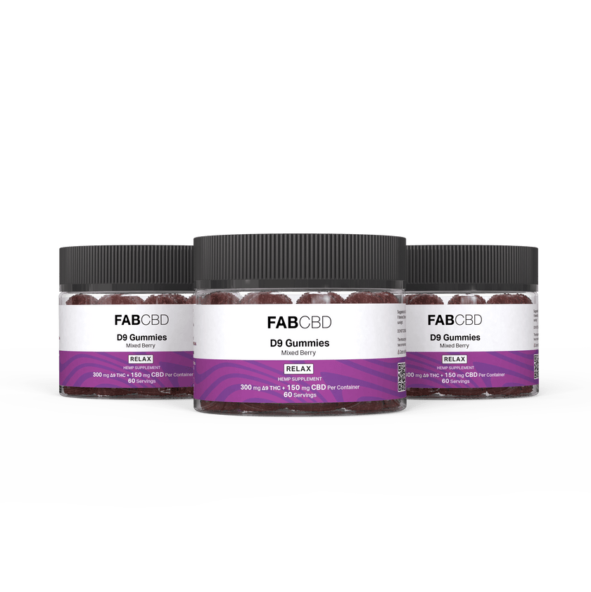 Delta 9 Gummies Bundle Pack | 3 Pack of THC Gummies - FABCBD