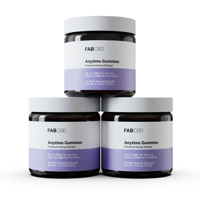 FABCBD Anytime Gummies - 3 Pack